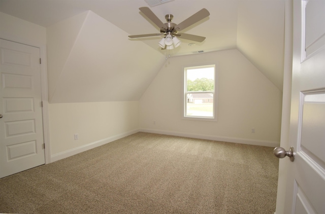 117 Centerline Roper Loop, Byhalia, MS 38611 - bonus room with carpet flooring, ceiling fan, baseboards, and lofted ceiling