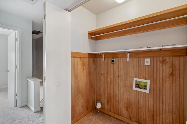 1819 Crossflower Cv Unit 85, Germantown, TN 38138 - laundry room featuring hookup for a washing machine, hookup for an electric dryer, and baseboards