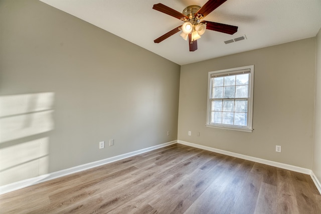 5432 Burton Church Cv Unit 5432, Bartlett, TN 38134 - unfurnished room featuring wood finished floors, ceiling fan, and baseboards