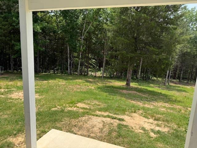 135 Lapa Ln, Clifton, TN 38425 - view of grassy yard featuring a view of trees