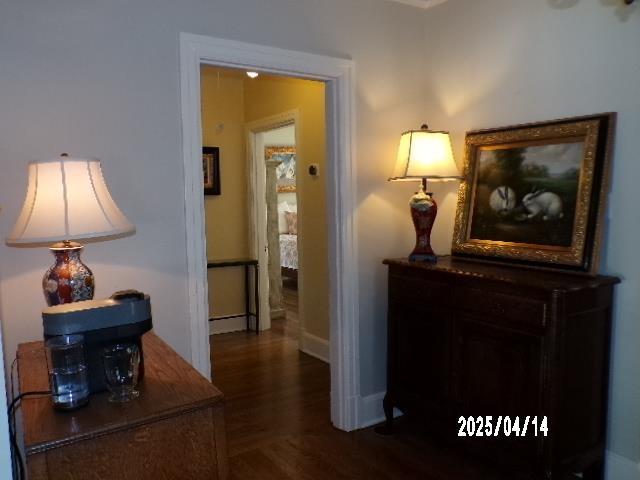 400 S Reese St, Memphis, TN 38111 - corridor with wood finished floors and baseboards