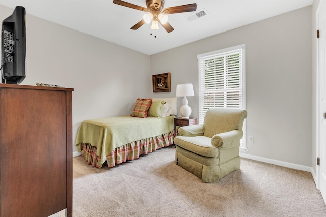 7255 Barnstable Dr, Memphis, TN 38125 - bedroom featuring carpet floors, baseboards, and a ceiling fan