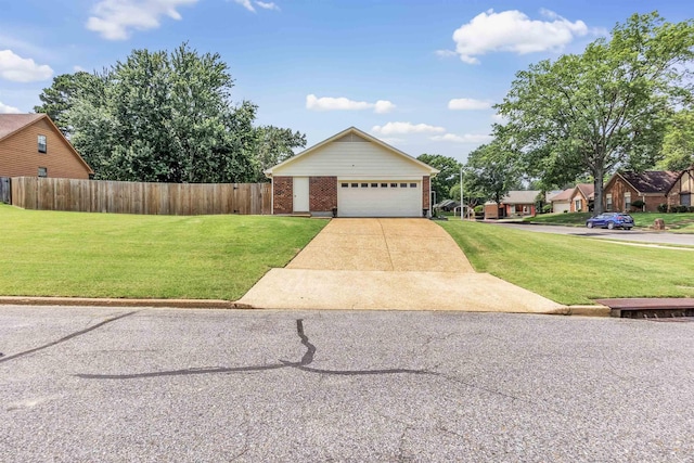 7255 Barnstable Dr, Memphis, TN 38125 - view of front facade with brick siding and concrete driveway