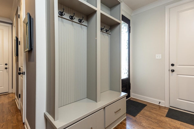 12432 Zapata Cv, Collierville, TN 38017 - mudroom with wood finished floors, healthy amount of natural light, and baseboards