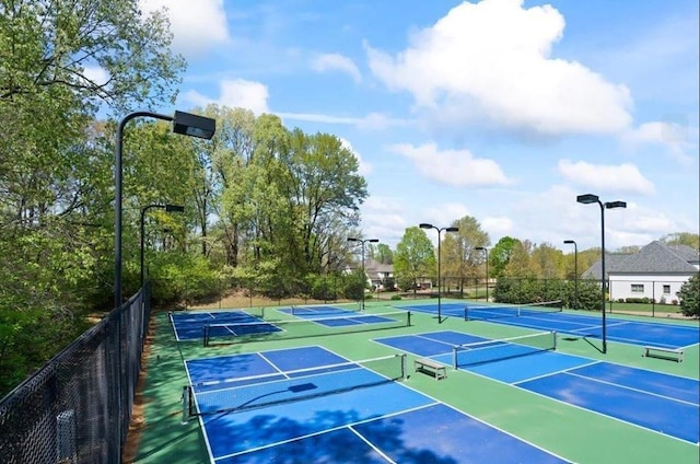 12432 Zapata Cv, Collierville, TN 38017 - view of tennis court with community basketball court