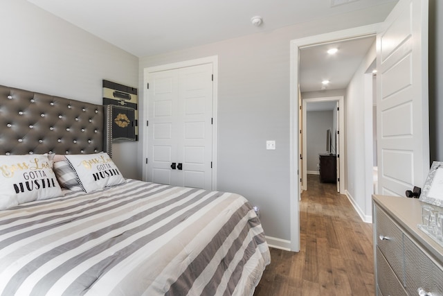 9709 Woodland Brook Ln S, Cordova, TN 38018 - bedroom featuring wood finished floors and baseboards