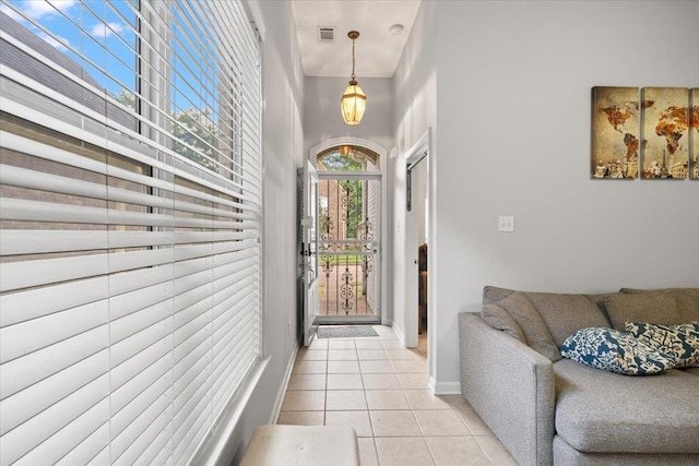 1360 Broadstone Cv, Cordova, TN 38016 - entryway with light tile patterned floors and baseboards