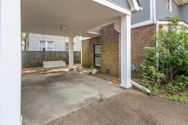 1570 Eastmoreland Ave, Memphis, TN 38104 - view of patio / terrace featuring a carport