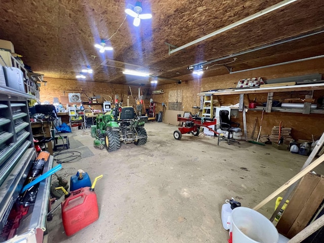 2045 Hardin Graveyard Rd, Adamsville, TN 38310 - garage featuring a workshop area