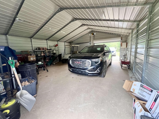 2045 Hardin Graveyard Rd, Adamsville, TN 38310 - garage with metal wall