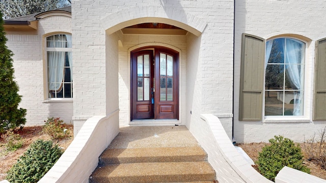 4111 Sir Thopas Dr, Southaven, MS 38671 - property entrance featuring brick siding