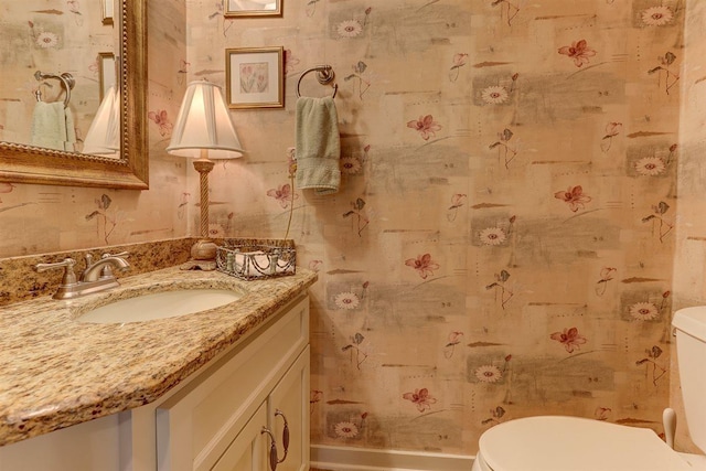 2994 Oakleigh Ln, Germantown, TN 38138 - bathroom with toilet and vanity