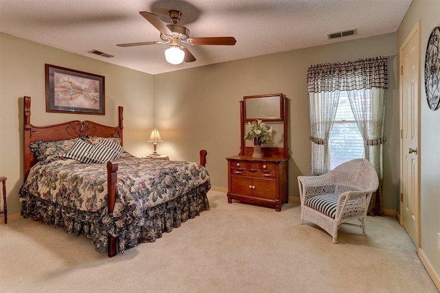 2994 Oakleigh Ln, Germantown, TN 38138 - bedroom featuring light colored carpet and a ceiling fan