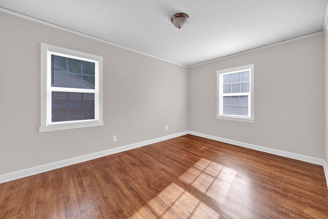 3051 Overbrook Dr, Memphis, TN 38128 - empty room featuring crown molding and wood finished floors