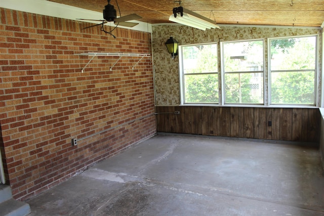 3642 Charlene Rd, Bartlett, TN 38135 - unfurnished sunroom featuring ceiling fan