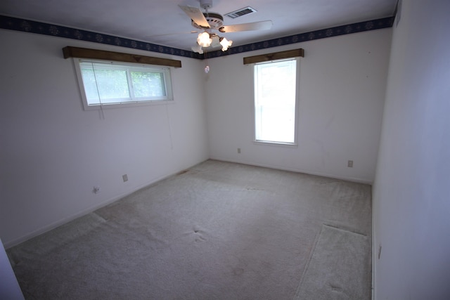 3642 Charlene Rd, Bartlett, TN 38135 - carpeted spare room featuring a ceiling fan and baseboards