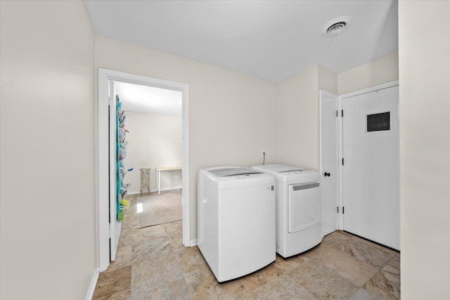 1469 Poplar Estates Pkwy, Germantown, TN 38138 - washroom featuring washing machine and dryer and baseboards
