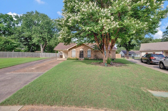 6385 Easthampton Cv, Bartlett, TN 38134 - ranch-style house with brick siding and concrete driveway