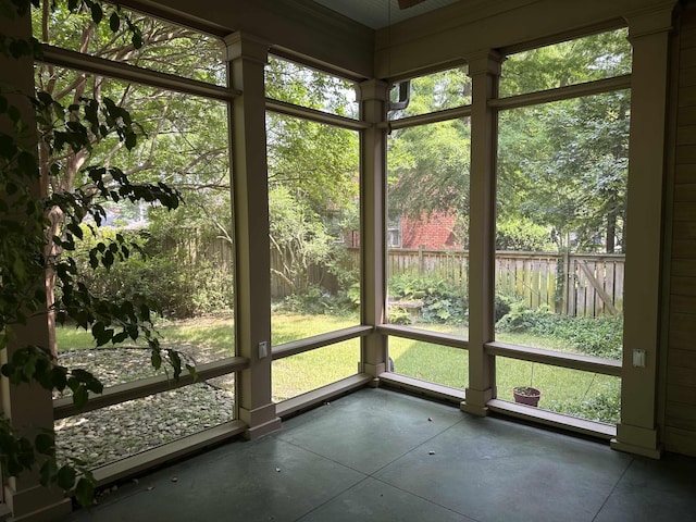 4042 Goodlett Cv, Memphis, TN 38111 - view of unfurnished sunroom