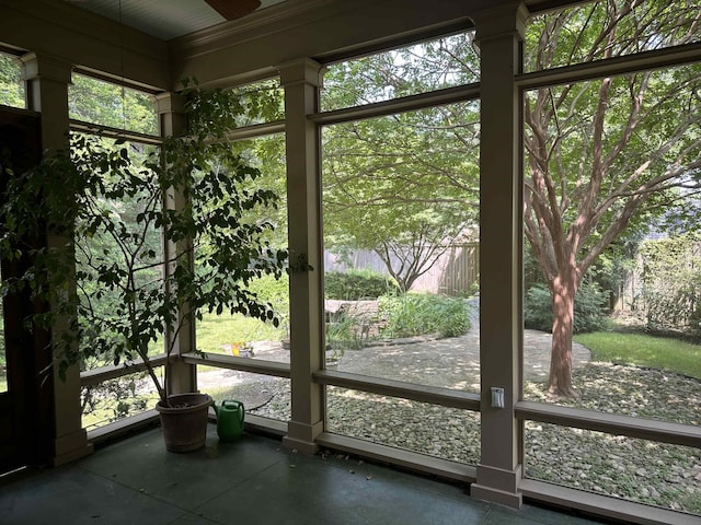 4042 Goodlett Cv, Memphis, TN 38111 - view of unfurnished sunroom