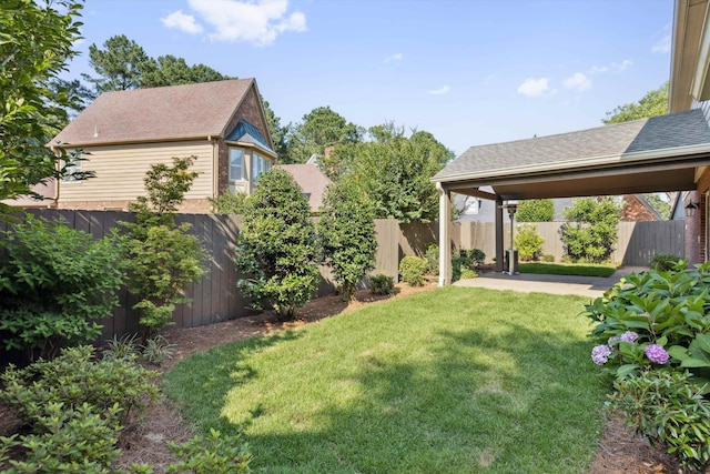 8394 N Westfair Cir N, Germantown, TN 38139 - fenced backyard featuring a patio