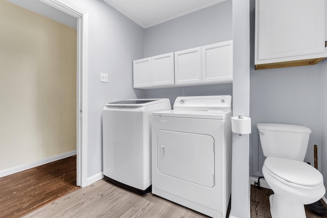 3024 Keats Rd, Bartlett, TN 38134 - washroom with washer and clothes dryer and light wood finished floors