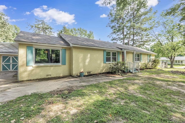 3024 Keats Rd, Bartlett, TN 38134 - view of front of home with brick siding and crawl space