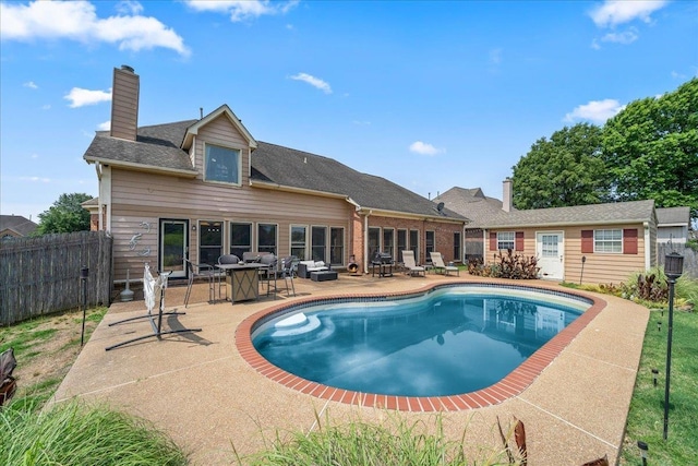 6806 Briarfield Ln, Bartlett, TN 38135 - view of pool with a patio