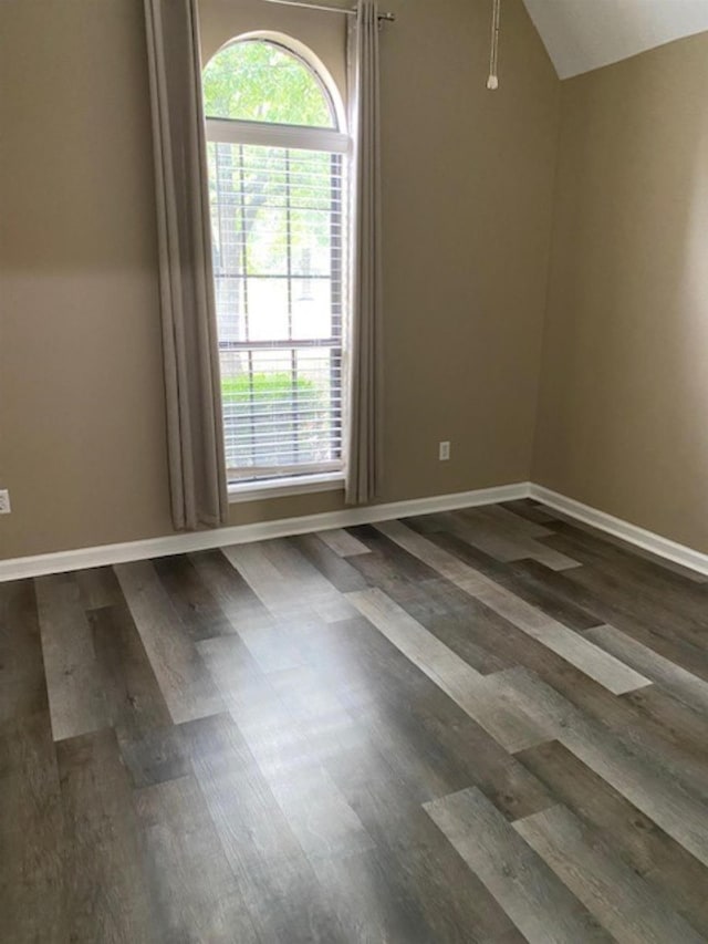 4769 Shadow View Ln, Bartlett, TN 38002 - unfurnished room featuring wood finished floors and lofted ceiling