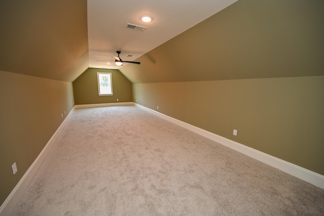 1710 Slocum Rd, Hernando, MS 38632 - additional living space featuring lofted ceiling, carpet, and ceiling fan