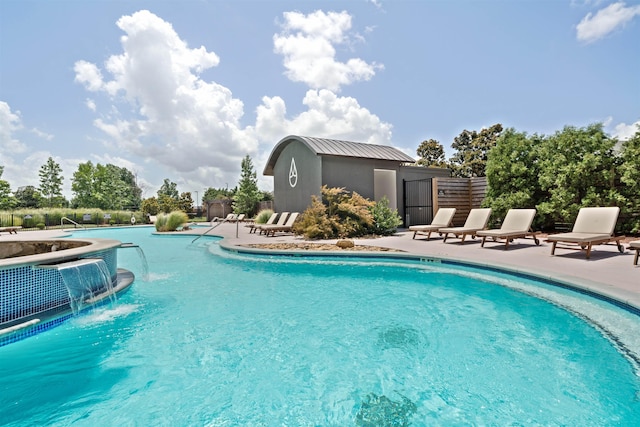 717 Riverside Dr Unit 1403, Memphis, TN 38103 - community pool featuring a patio