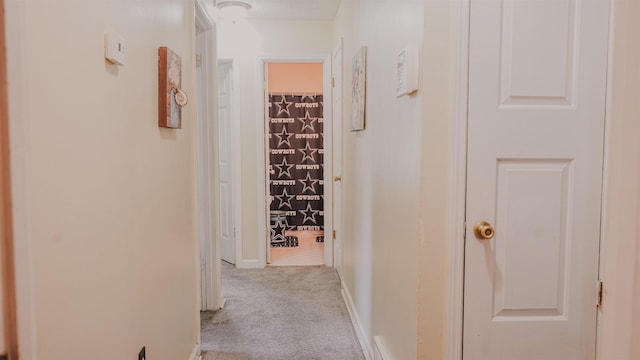 4431 Green Creek Dr, Memphis, TN 38125 - hallway featuring carpet floors and baseboards