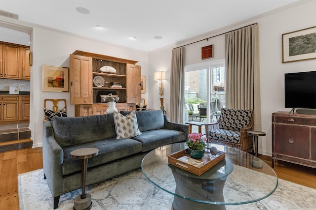 2016 Restington Ln Unit 2016, Memphis, TN 38119 - living room with wood finished floors and ornamental molding