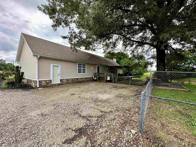 520 Jernigan Dr, Somerville, TN 38068 - back of house