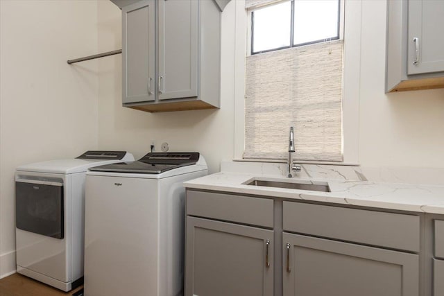 7066 Allelon Cir N, Germantown, TN 38138 - washroom with cabinet space and washing machine and dryer