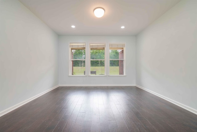 4560 Model Cv, Bartlett, TN 38002 - unfurnished room with dark wood-type flooring and recessed lighting