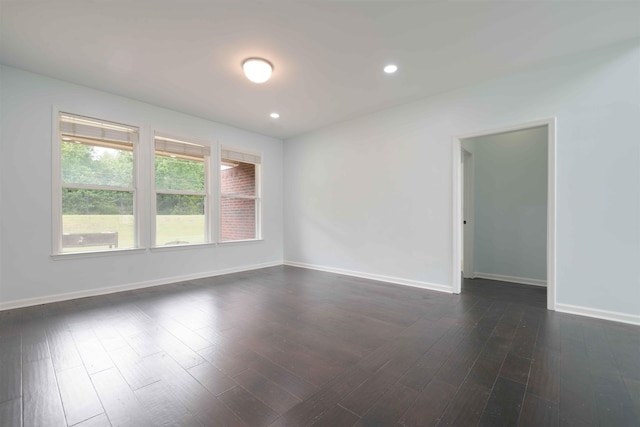 4560 Model Cv, Bartlett, TN 38002 - unfurnished room with dark wood-type flooring and recessed lighting