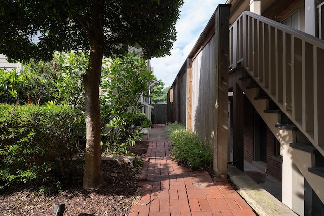 378 Mulberry St, Memphis, TN 38103 - view of property exterior with a patio and stairway