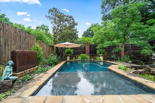 4654 Hemlock Ln, Memphis, TN 38117 - view of swimming pool with a fenced backyard