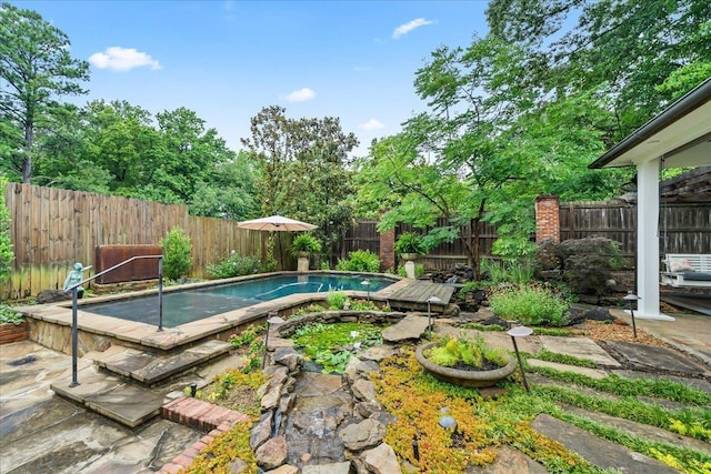 4654 Hemlock Ln, Memphis, TN 38117 - view of pool with a fenced backyard and a deck