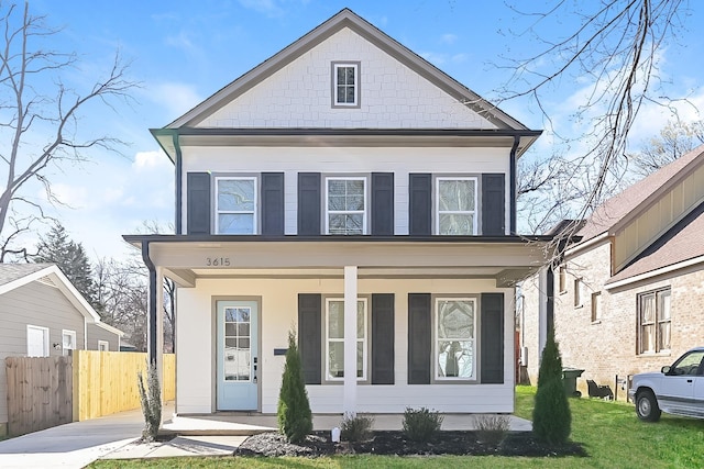 3615 Kearney Ave, Memphis, TN 38111 - view of front facade with a porch