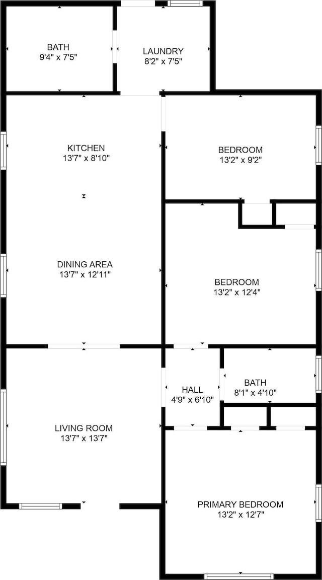 764 Garland St, Memphis, TN 38107 - view of home floor plan