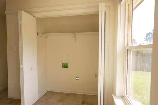 4447 Ross Rd, Memphis, TN 38141 - laundry area with hookup for a washing machine and baseboards