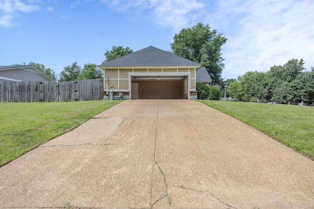 4447 Ross Rd, Memphis, TN 38141 - garage with concrete driveway