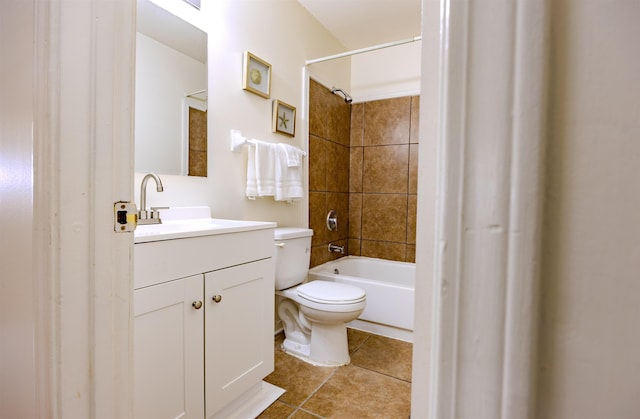 4447 Ross Rd, Memphis, TN 38141 - full bathroom with vanity, tub / shower combination, and tile patterned floors