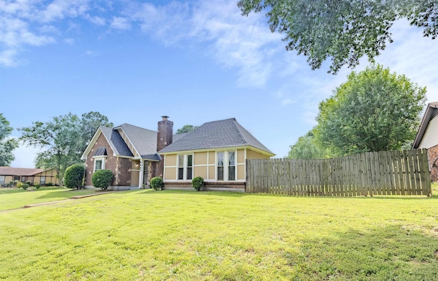 4447 Ross Rd, Memphis, TN 38141 - back of property featuring brick siding and a chimney