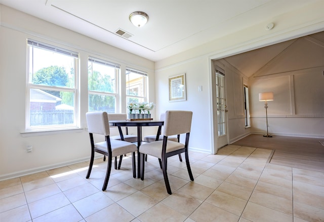 4447 Ross Rd, Memphis, TN 38141 - dining space featuring light tile patterned floors