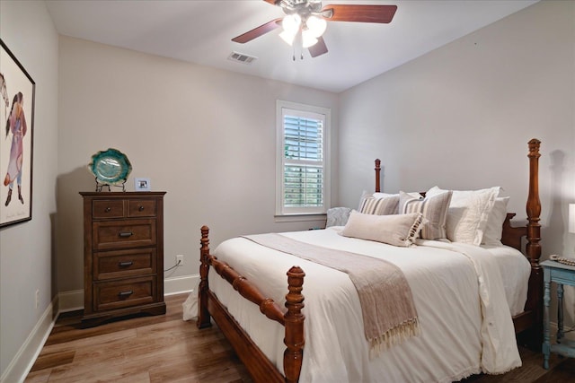 4342 Robinson Loop, Olive Branch, MS 38654 - bedroom featuring light wood finished floors and ceiling fan