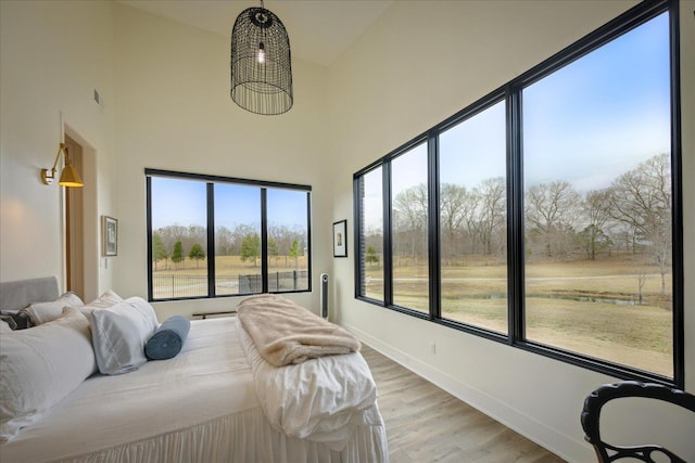 2270 Price Rd, Moscow, TN 38057 - bedroom with light wood finished floors and a high ceiling
