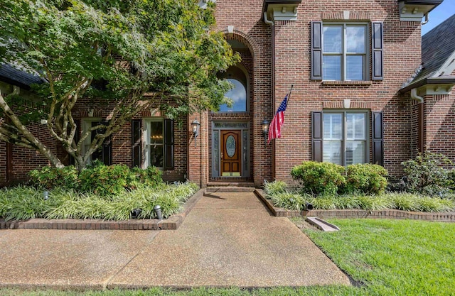 8799 Featherleigh Ln, Germantown, TN 38138 - entrance to property with brick siding